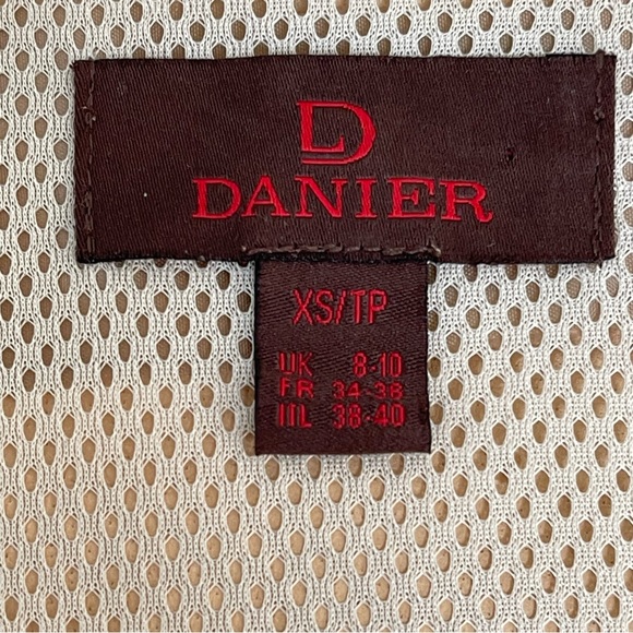 Vintage Danier Leather Suede Hooded Sleeveless Jacket Women’s US XS; UK 8 - 10 - Picture 10 of 12